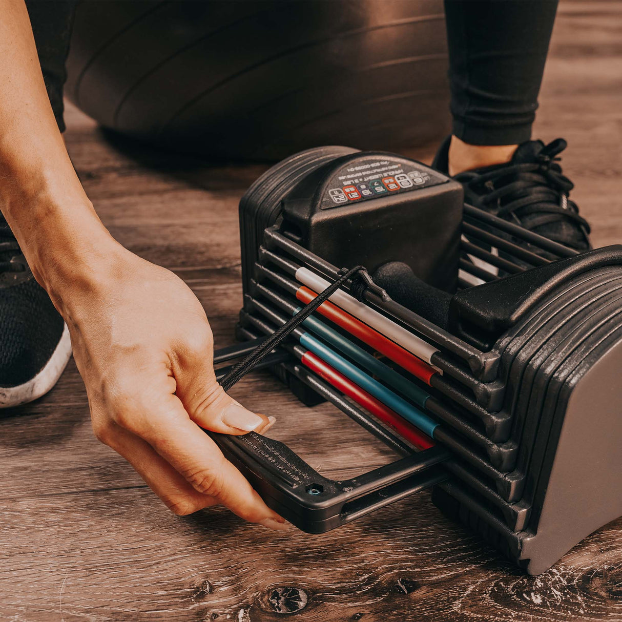 |PowerBlock Sport 2.4 Adjustable Dumbbells - Lifestyle1|