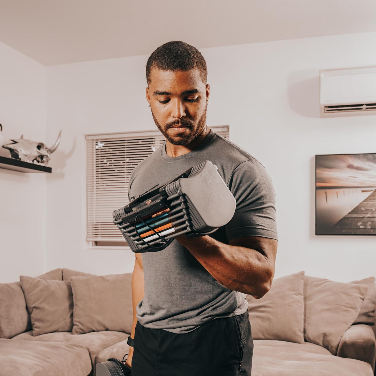 |PowerBlock Sport 2.4 Adjustable Dumbbells - Lifestyle2|