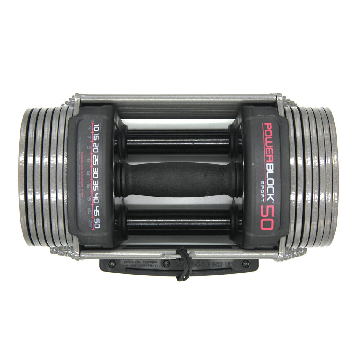 |PowerBlock Sport 50 Adjustable Dumbbells Set - Above|