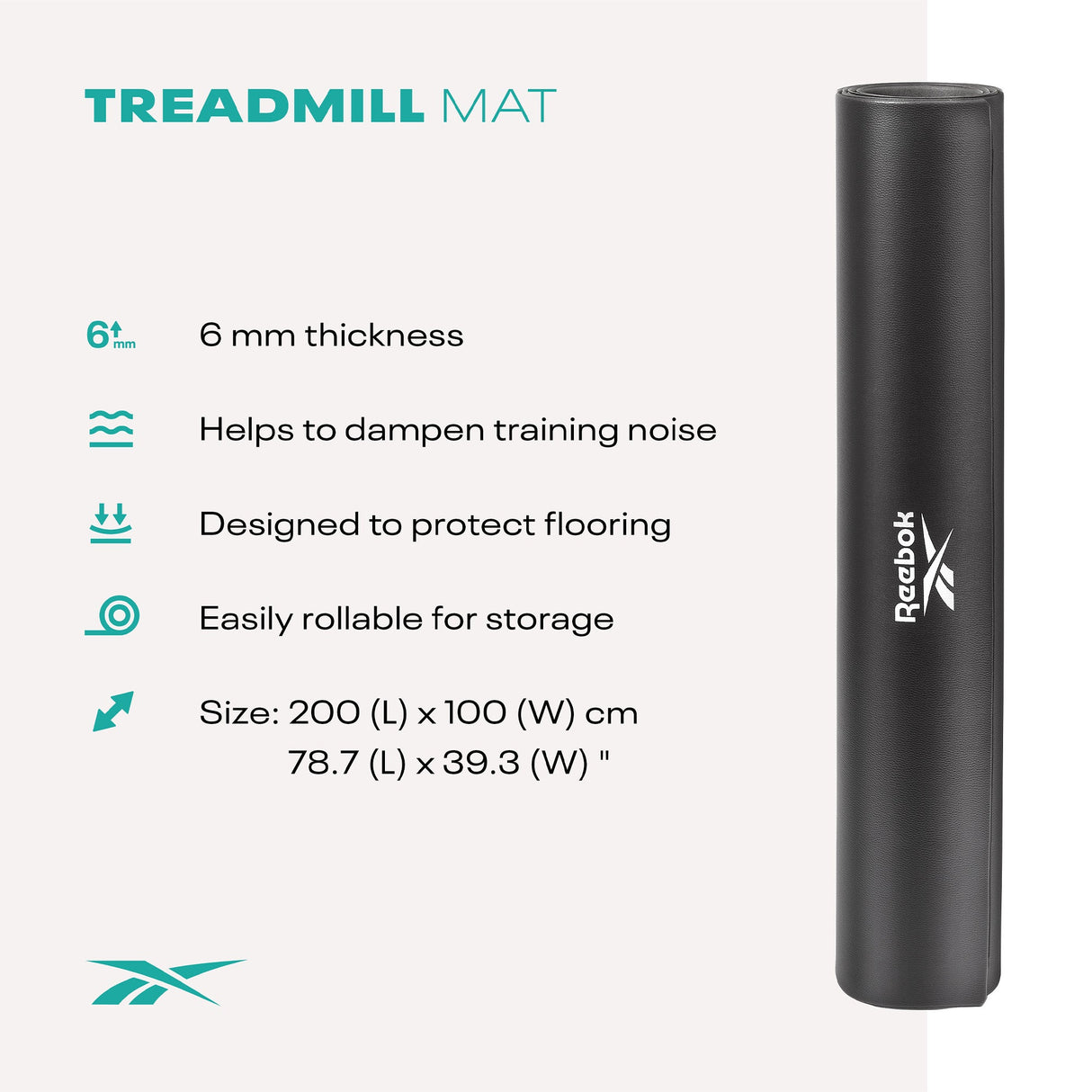 |Reebok Treadmill Floor Mat Image 9|