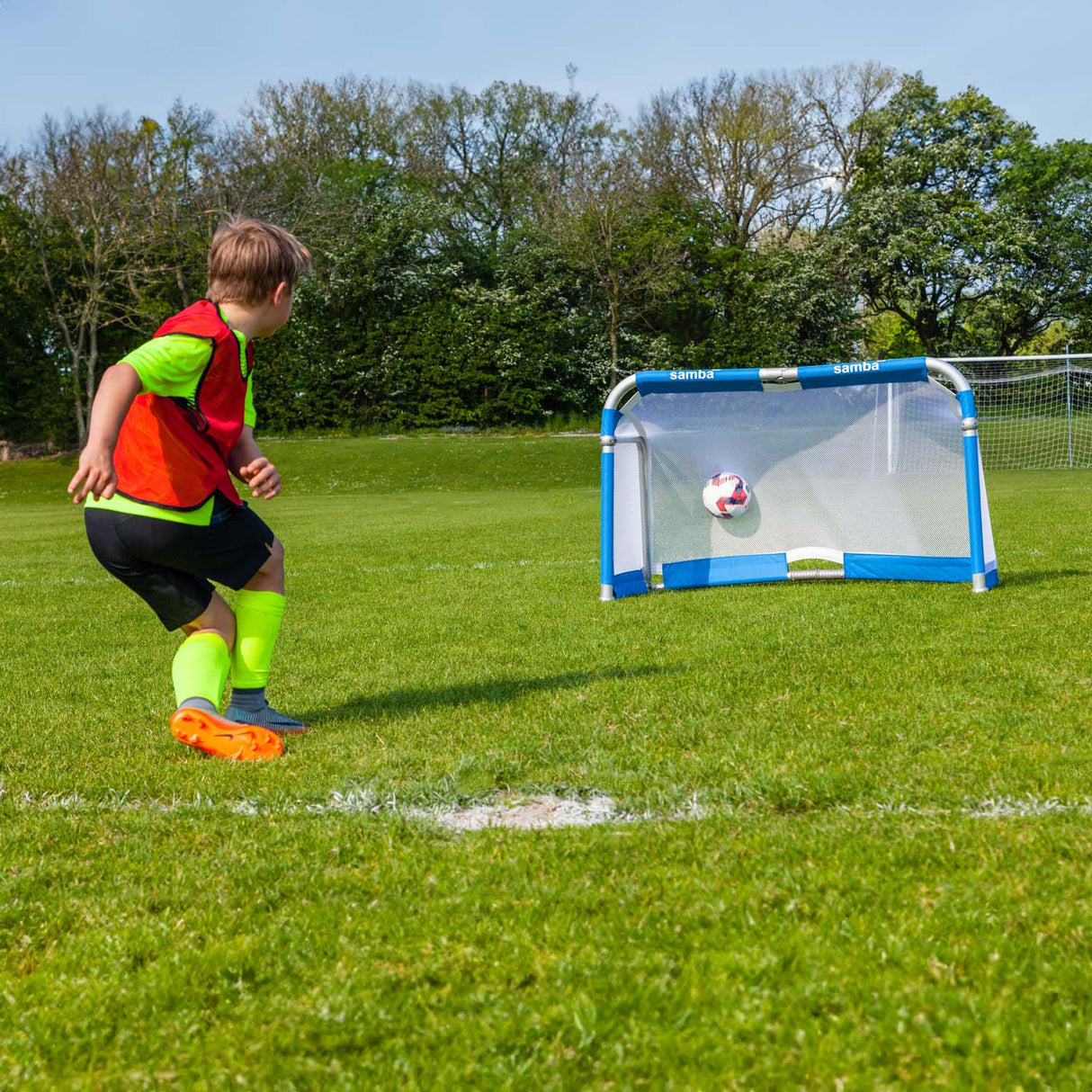 |Samba53AluminiumFootballGoalInUse|