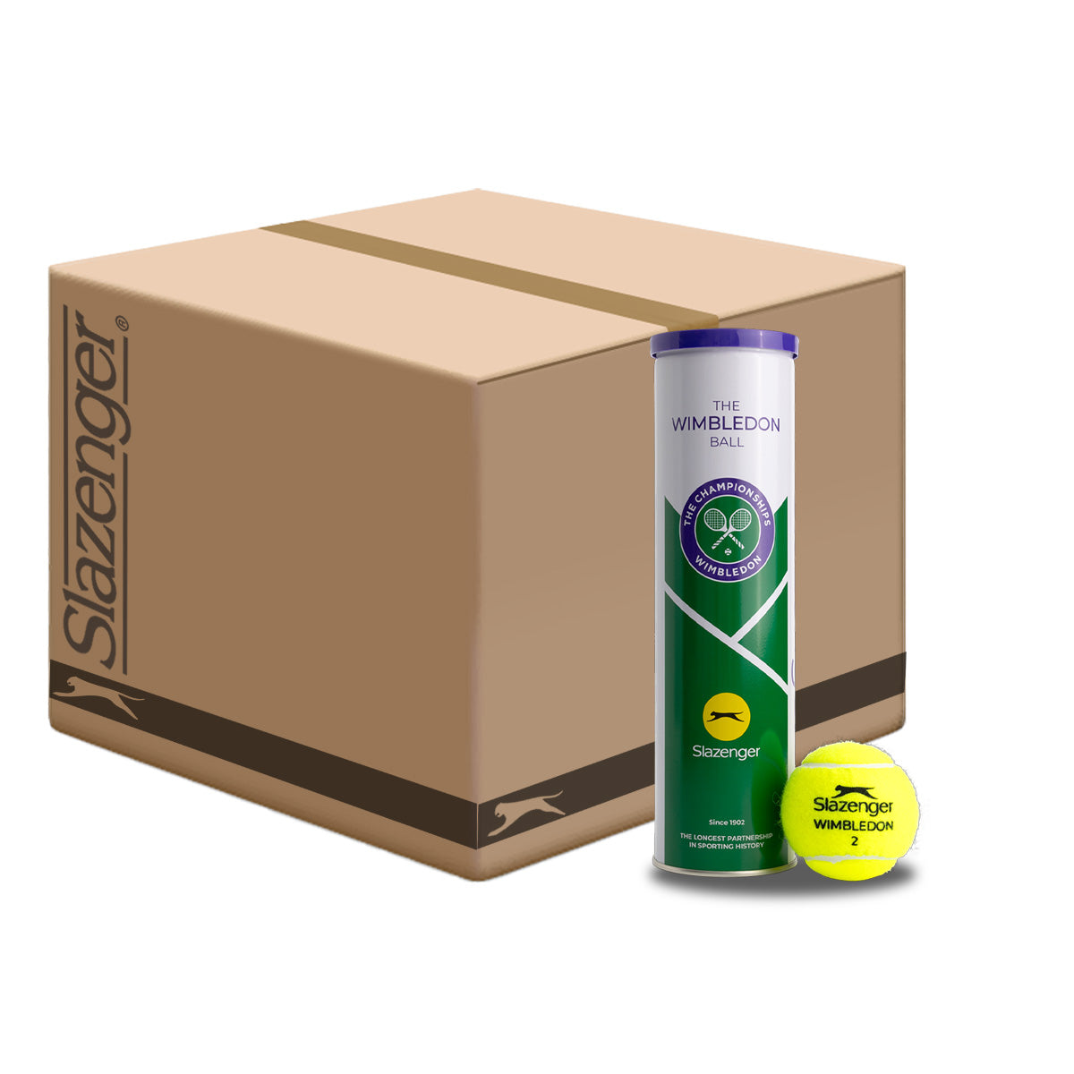 |Dunlop Slazenger Wimbledon 2025 Dozen|