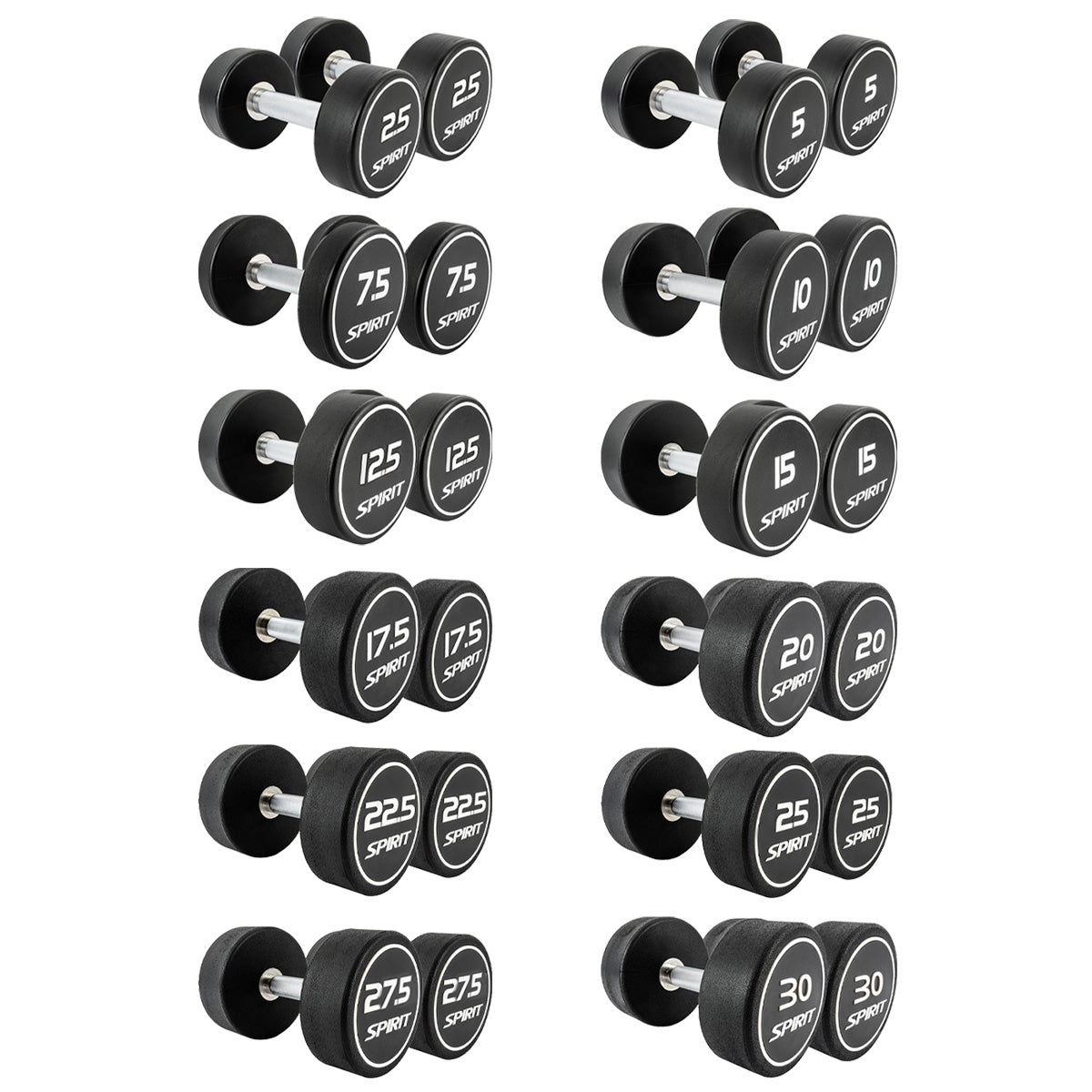 |Spirit Fitness 2.5kg to 30kg|