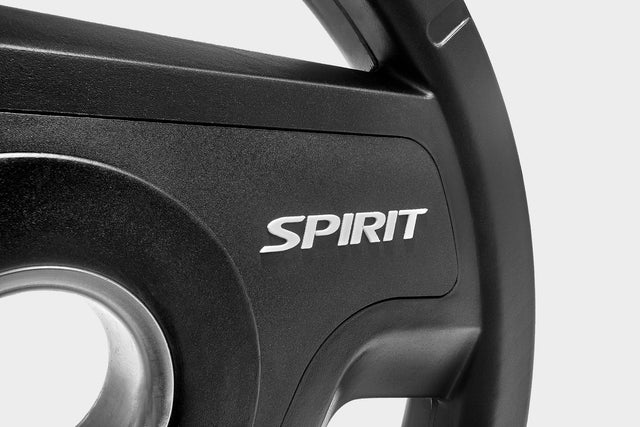 |Spirit Fitness Olympic Rubber Tri Grip Weights3|