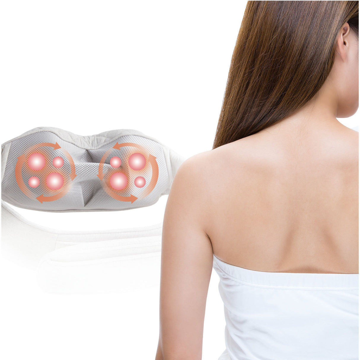 |SyncaQuzyWirelessNeckandShoulderMassagerBackRotation|