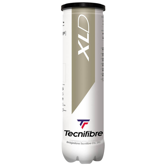 |Tecnifibre XLD Tennis Balls - Tube of 4|