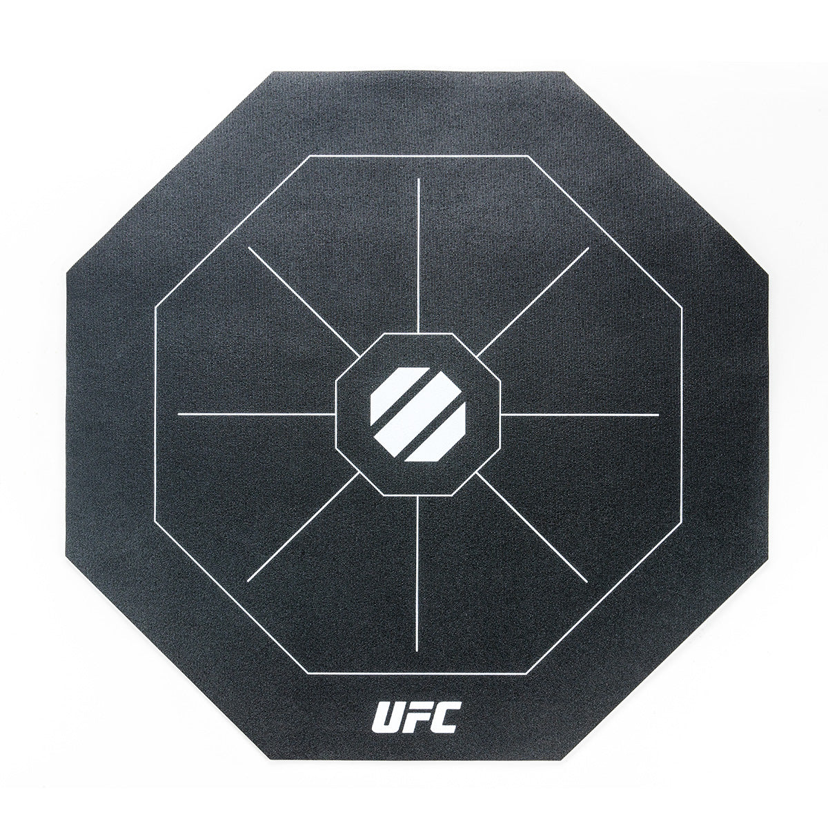 |UFC OCTAGONAL EXERCISE MAT BLACK Front2|