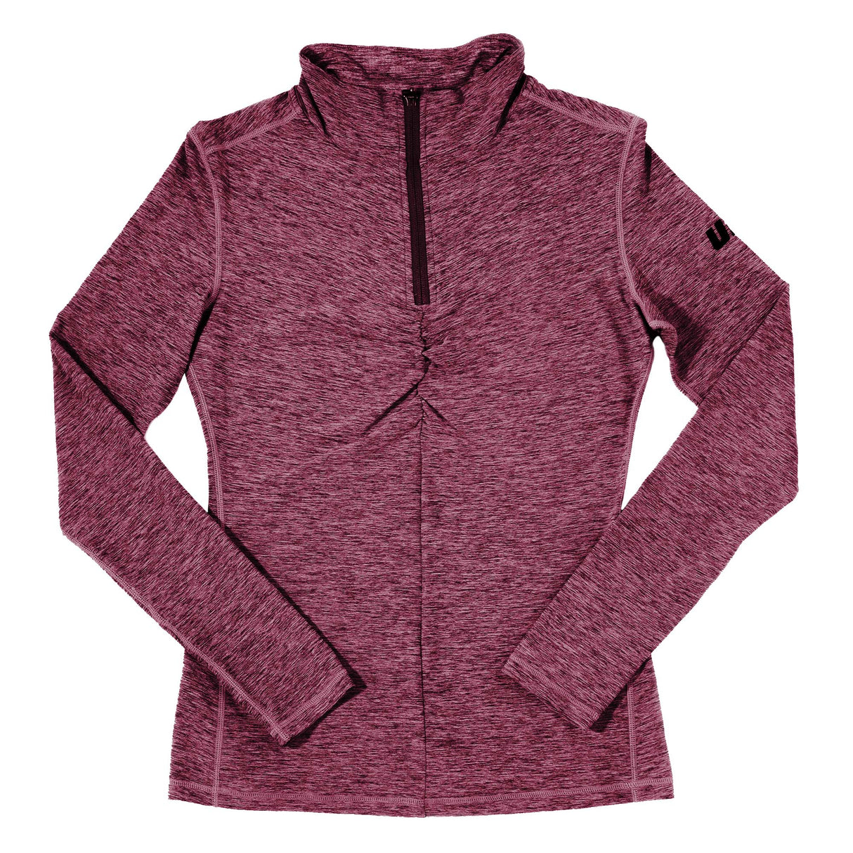 |UFCWomensLongSleeve14ZipLightPulloverBack|