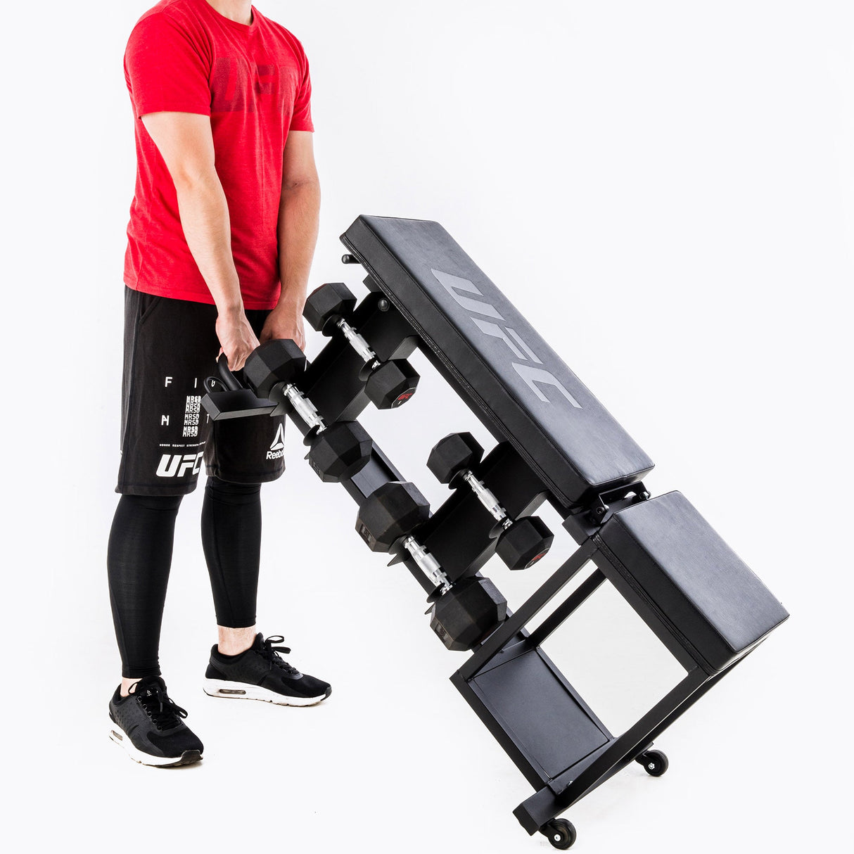 |UFC Zone Weight Bench - Transport Wheesl|