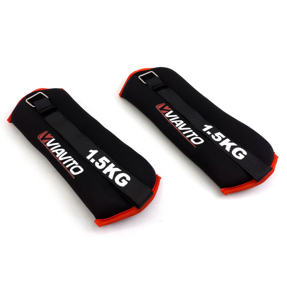 |Viavito 2 x 1.5kg Wrist Weights - Unfolded|