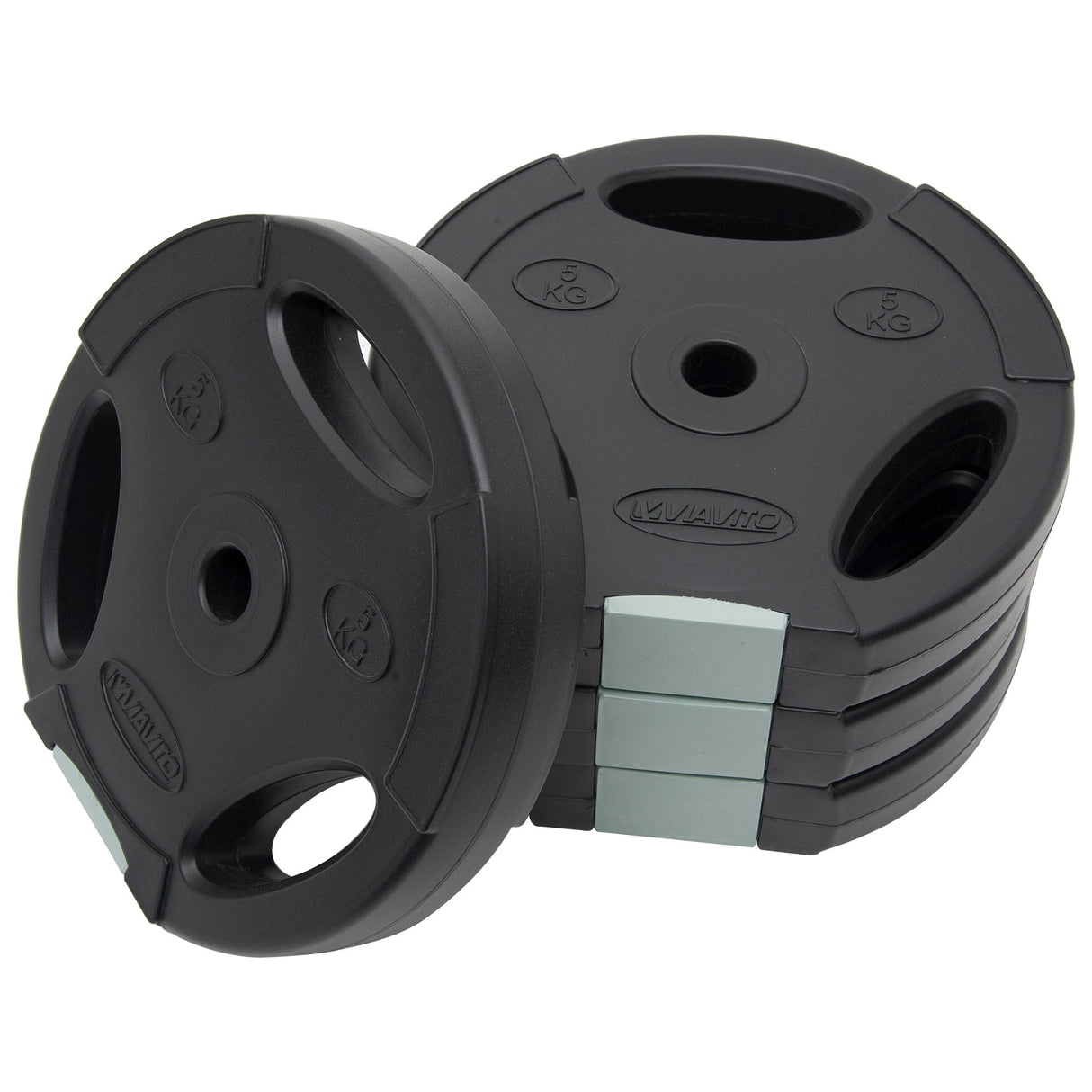|Viavito 5kg Vinyl Weight Plates|