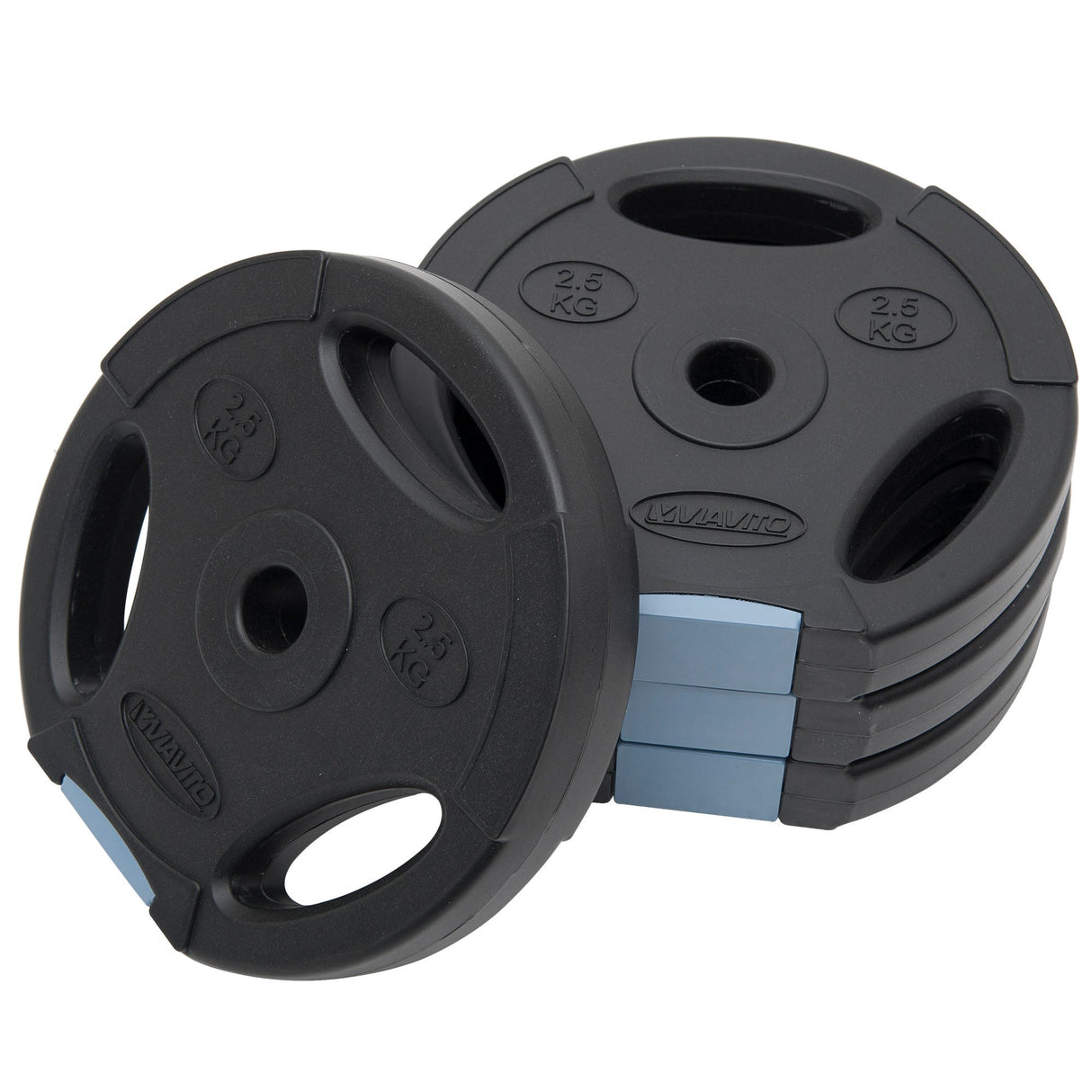 |Viavito 2.5kg Vinyl Weight Plates|