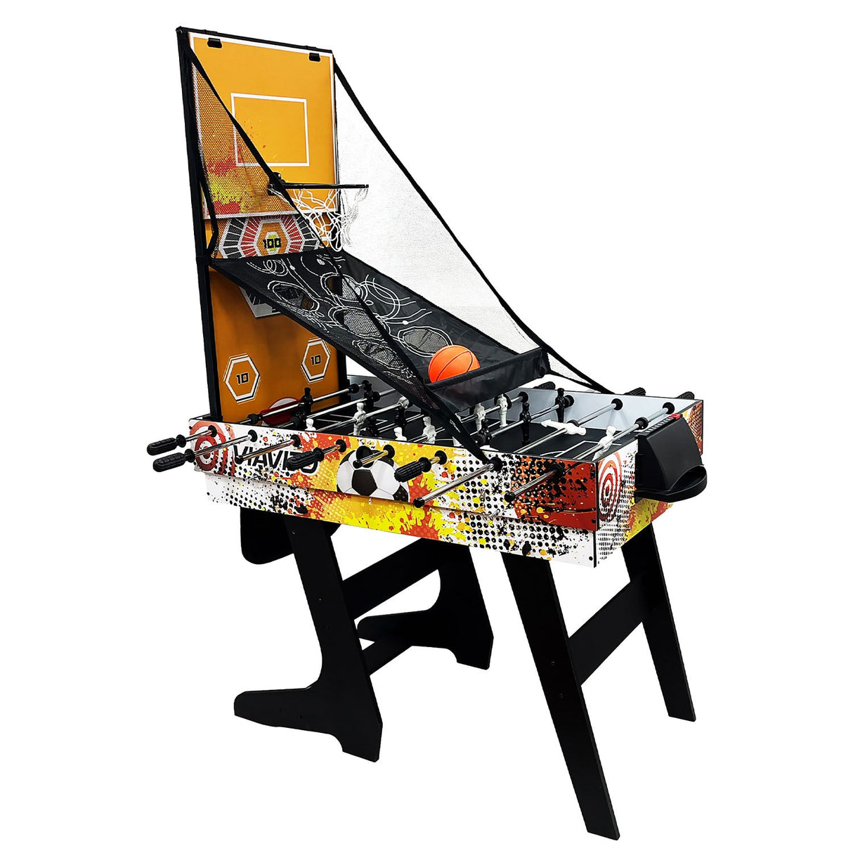 |Viavito8in1MultiGameTableOrange|