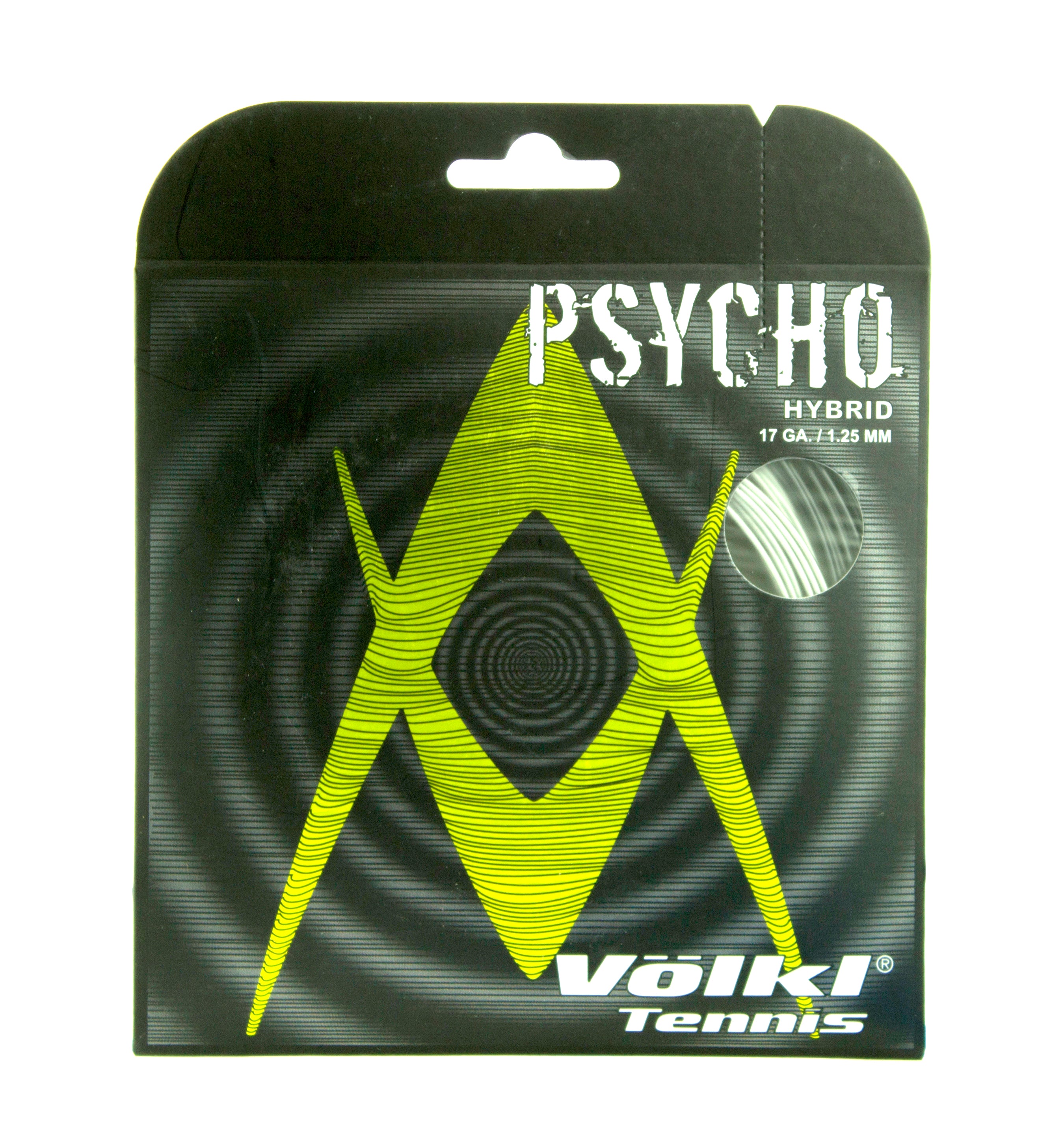 Corda Da Tennis Volkl Psycho Hybrid 12m - Set Ibrido Multifilamento, Comfort E Giocabilità, Potenza E Controllo Elevati