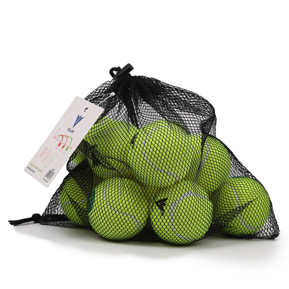|Vollint Mini Green Tennis Balls - net|
