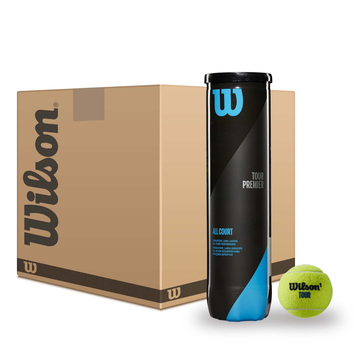 |Wilson Tour Premier All Court Tennis Balls - dozen|