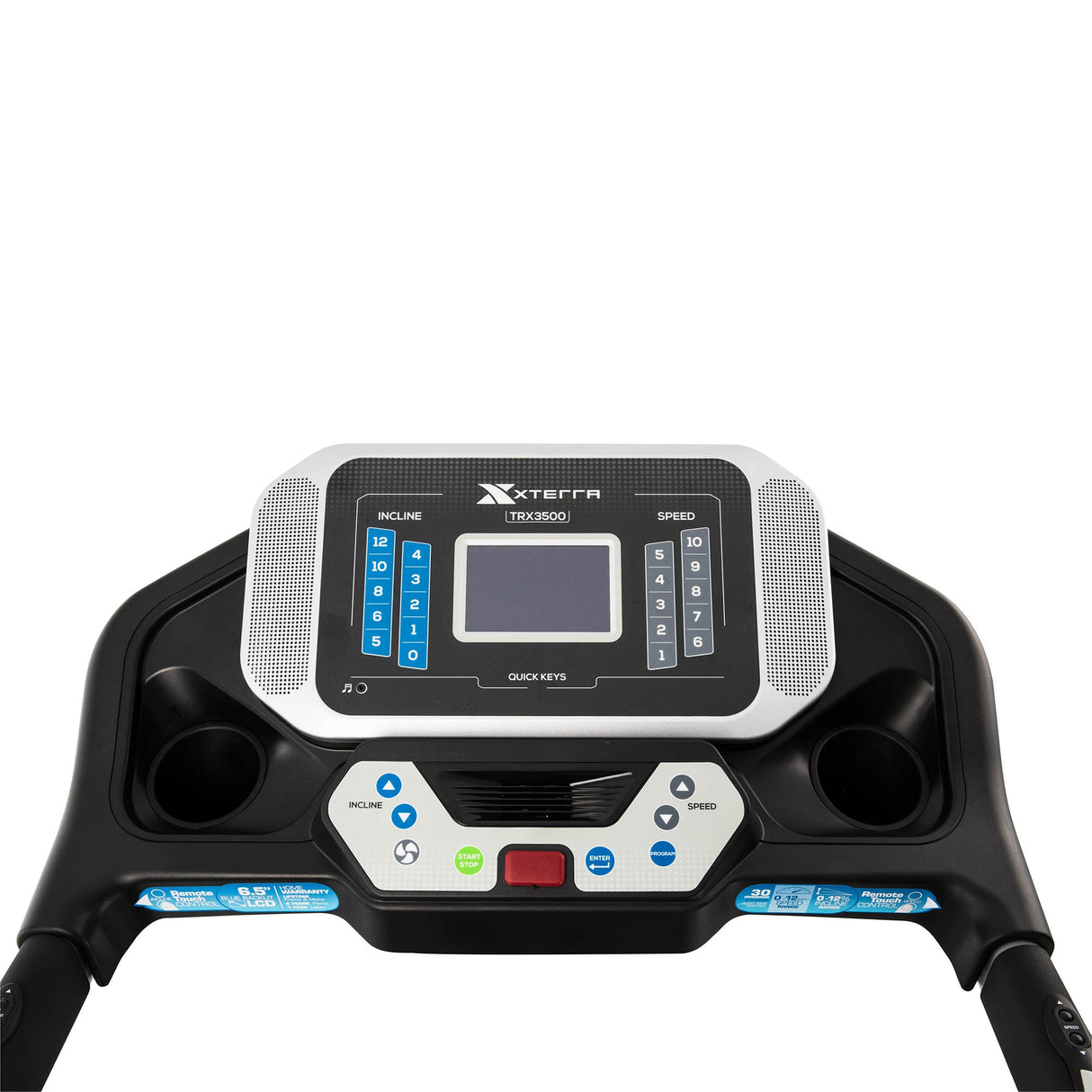 |Xterra TRX3500 Folding Treadmill - Console|