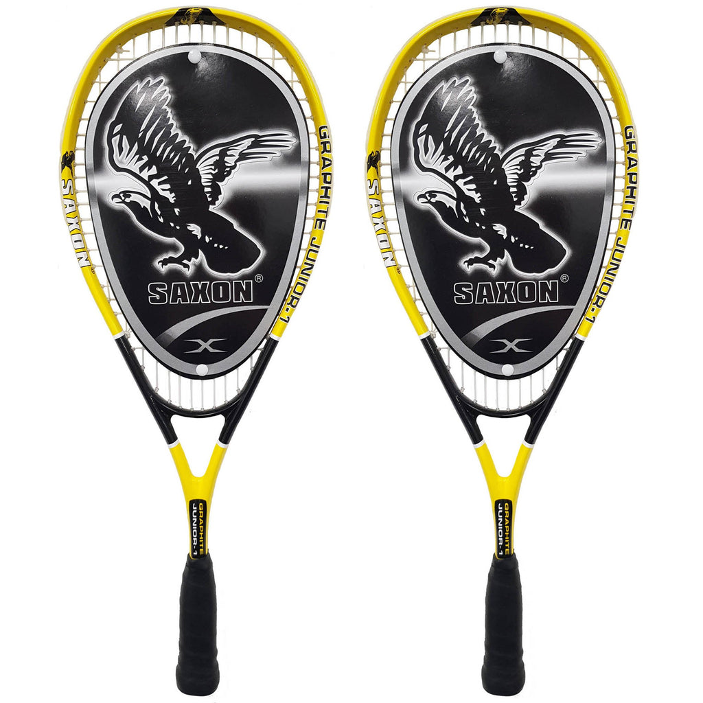 |Ashaway Saxon 1 Junior Squash Racket Double Pack|
