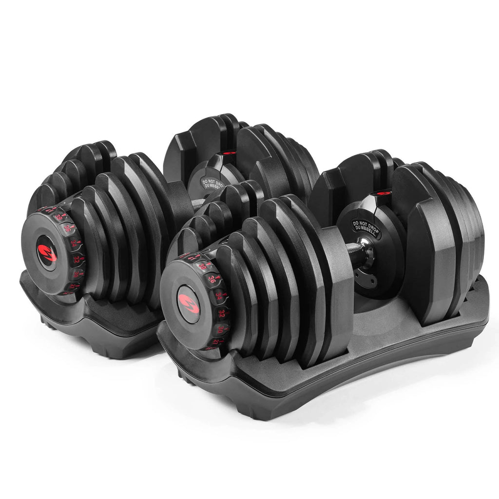 |Bowflex SelectTech 1090i Adjustable Dumbbell Set with Stand - Dumbbells|