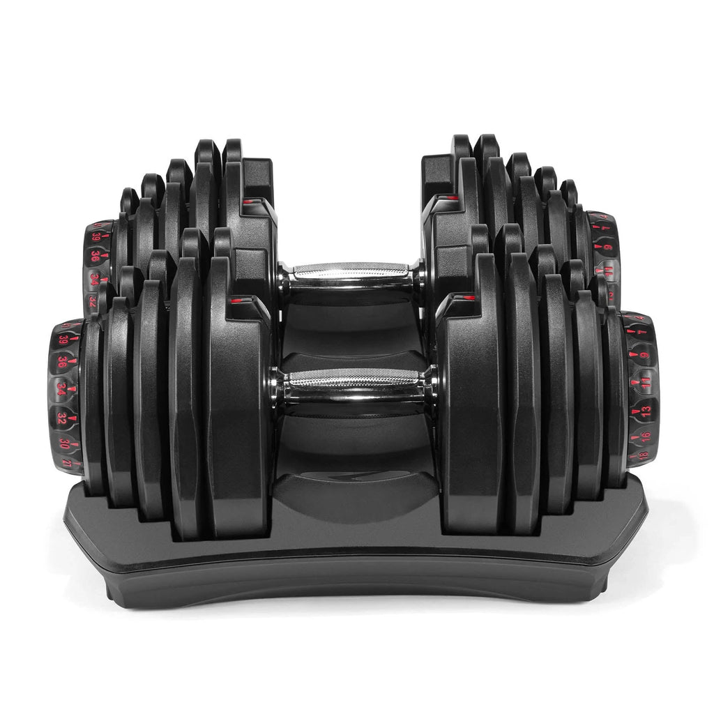 |Bowflex SelectTech 1090i Adjustable Dumbbell Set with Stand - Side|