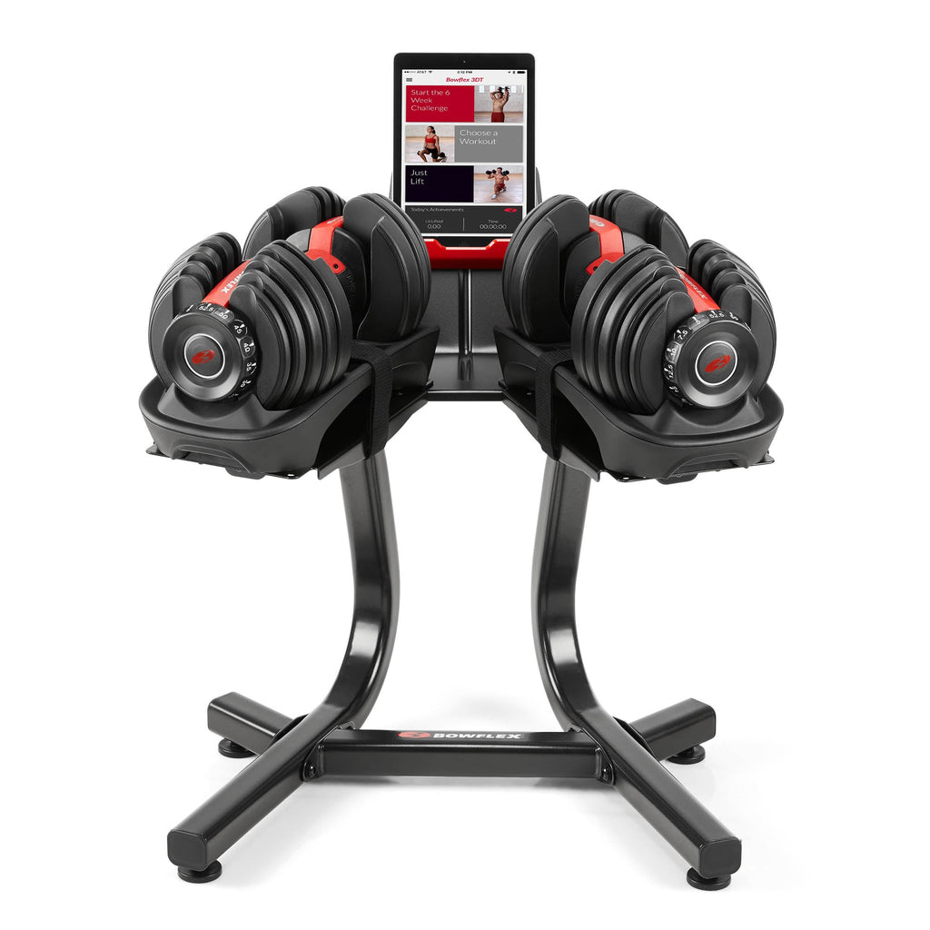 |Bowflex SelectTech 552i Adjustable Dumbbell Set with Stand - Tablet|