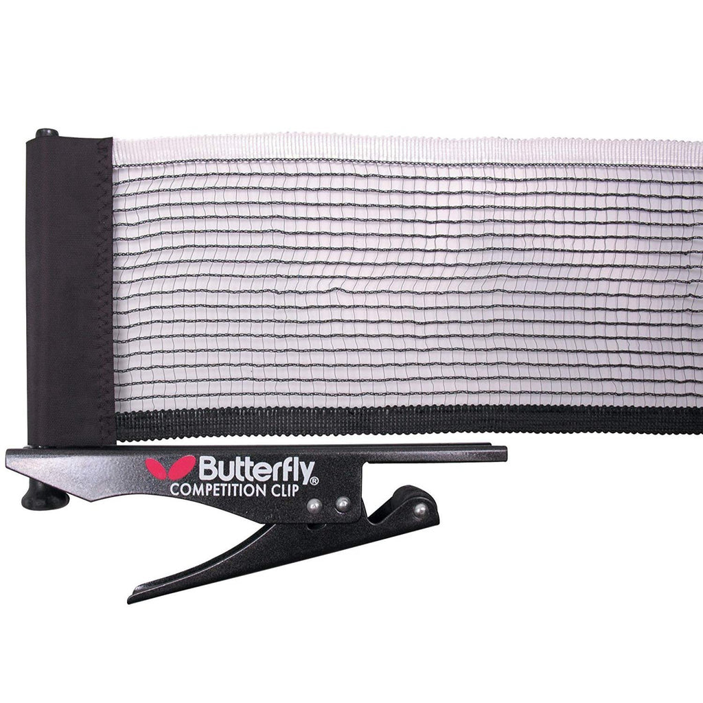 |Butterfly Competition Clip Table Tennis Net and Post Set - Net|