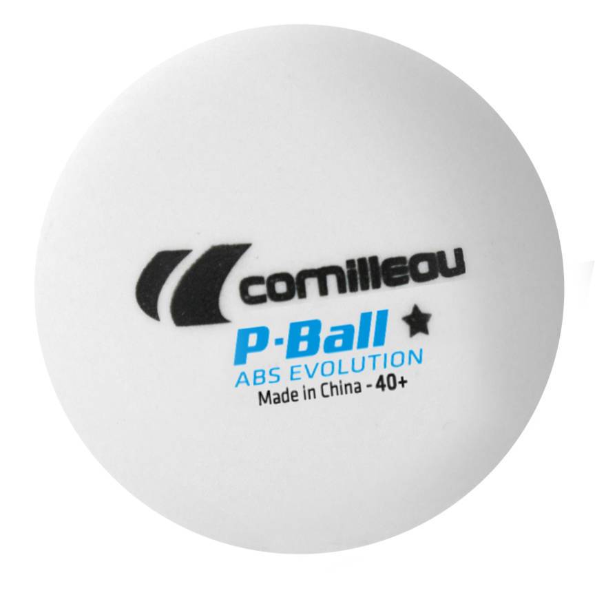|Cornilleau ABS Evolution 1 Star Plastic Table Tennis Balls - Pack of 6 - Ball|