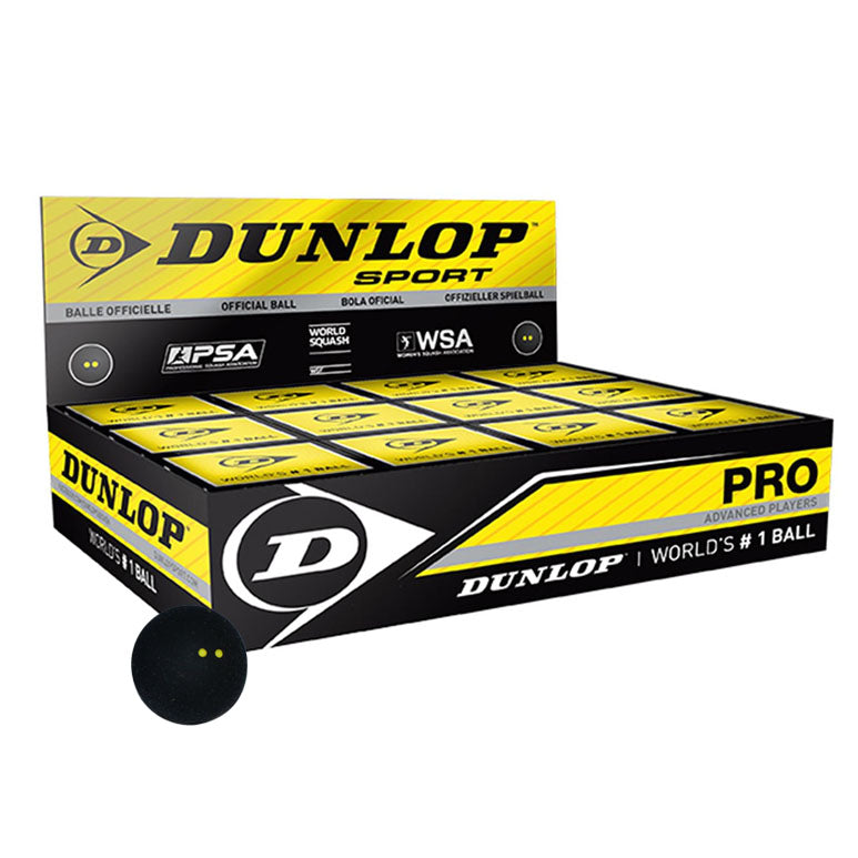 |Dunlop Pro Squash Balls - 1 dozen 2014|
