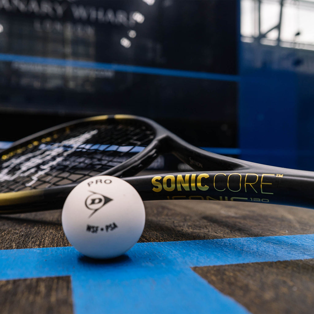 |Dunlop Sonic Core Iconic 130 Squash Racket - Lifestyle1|