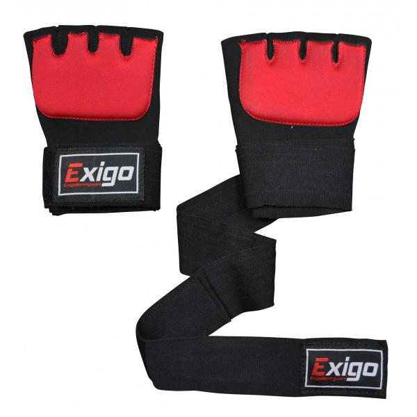 |Exigo Boxing Inner Gel Gloves Outspread Top View |