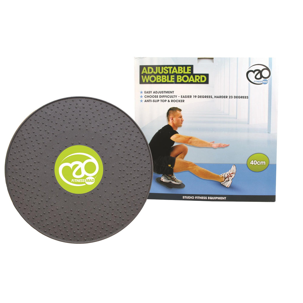|Fitness Mad 40cm Adjustable Wobble Board - Packaging|