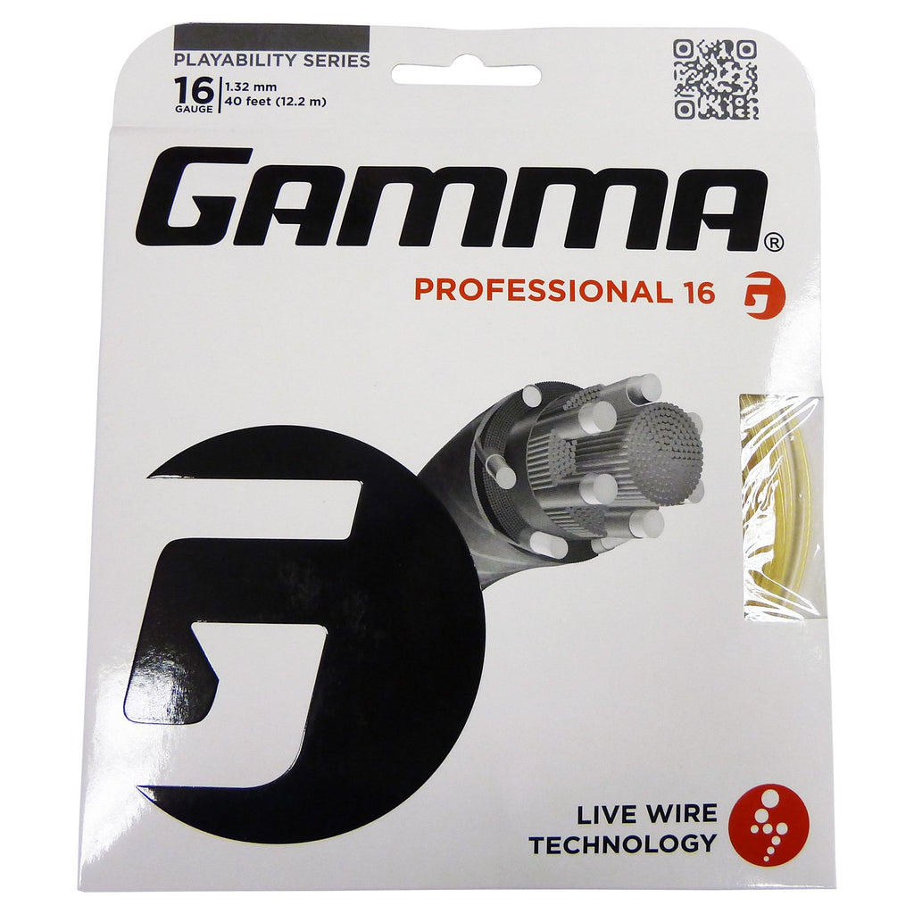 |Gamma Live Wire Professional 1.32mm Tennis String Set Images|