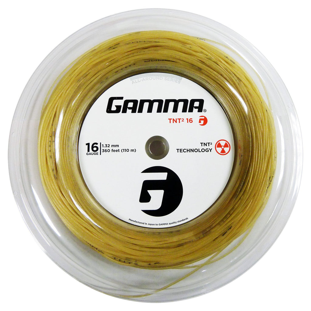 |Gamma TNT2 1.32mm Tennis String-110m Reel|