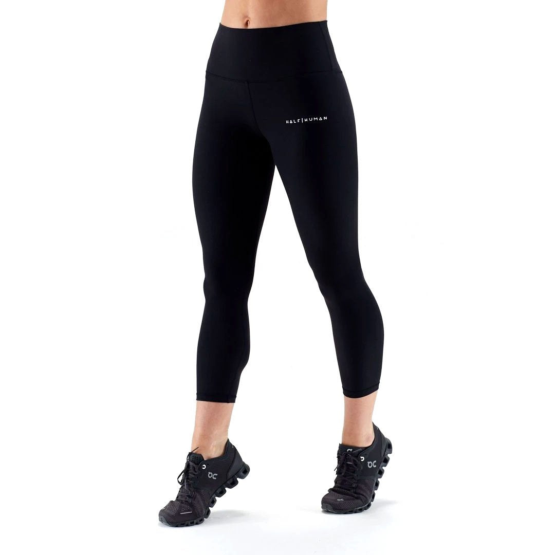 |Half Human Ladies High Waist Workout Leggings - 1|