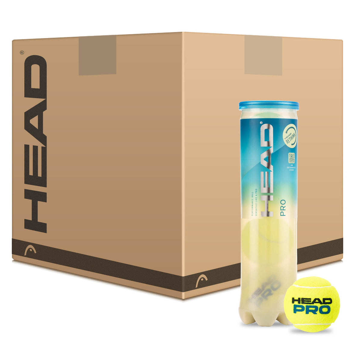 Head Pro Tennis Balls 12 Dozen Sweatband
