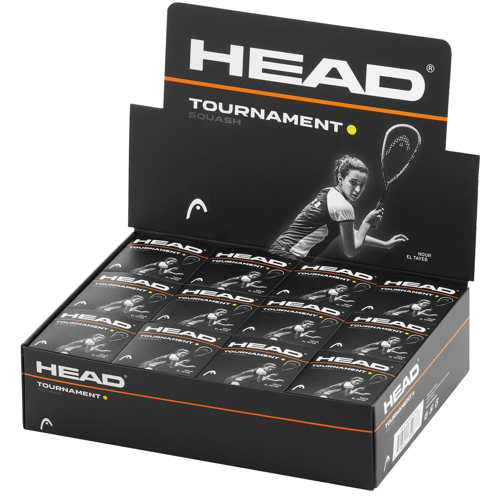 |Head Tournament Squash Balls - 1 Dozen|