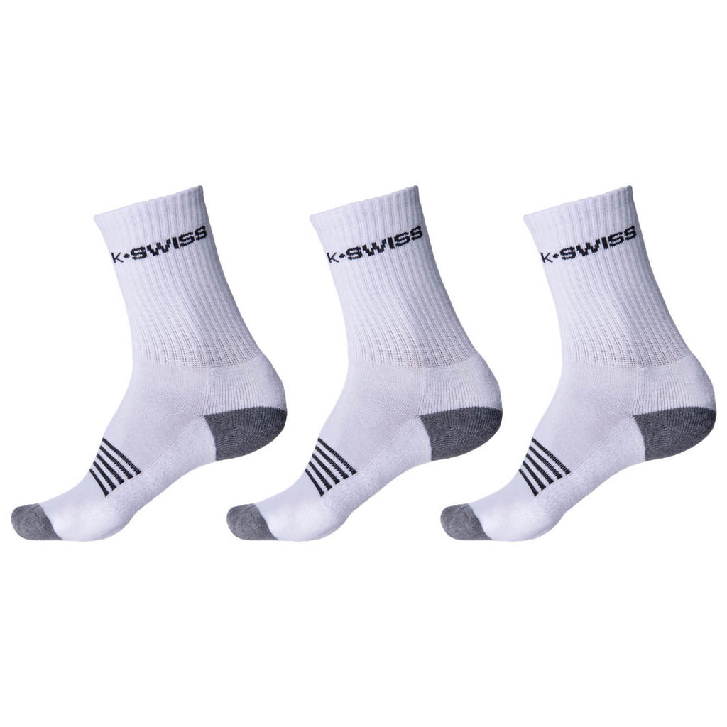 |K-Swiss Sport Mens Socks - Pack of 3 - 3 Pairs|