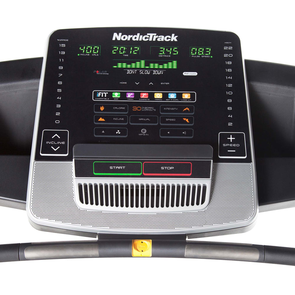 |NordicTrack T14.2 Treadmill - screen|