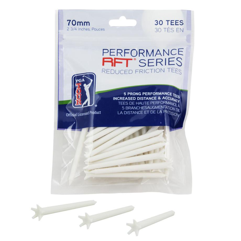 |PGA Tour 70mm Low Friction Tees - Pack of 30|