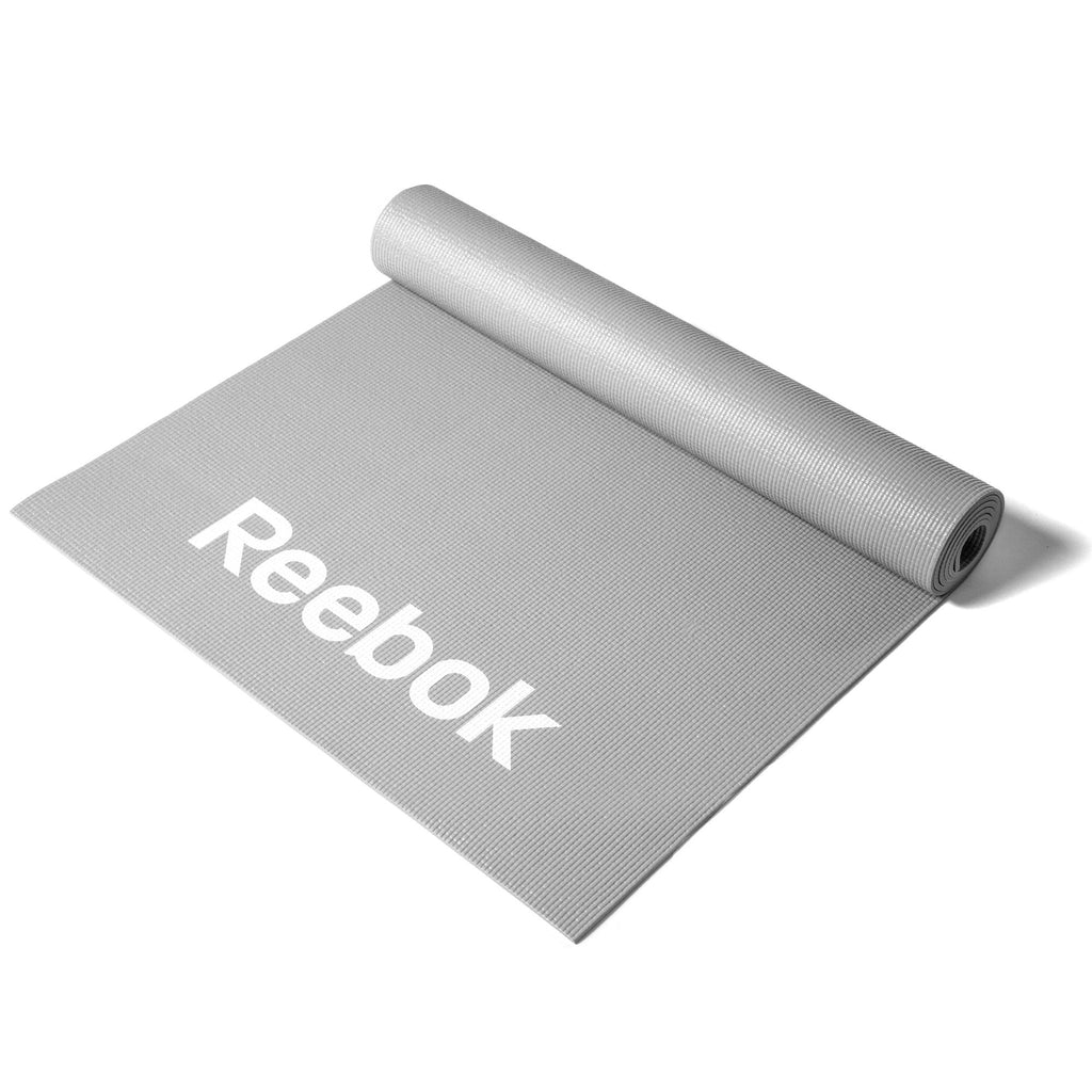 |Reebok Yoga 4mm Double Sided Yoga Mat-Partially Rolled|