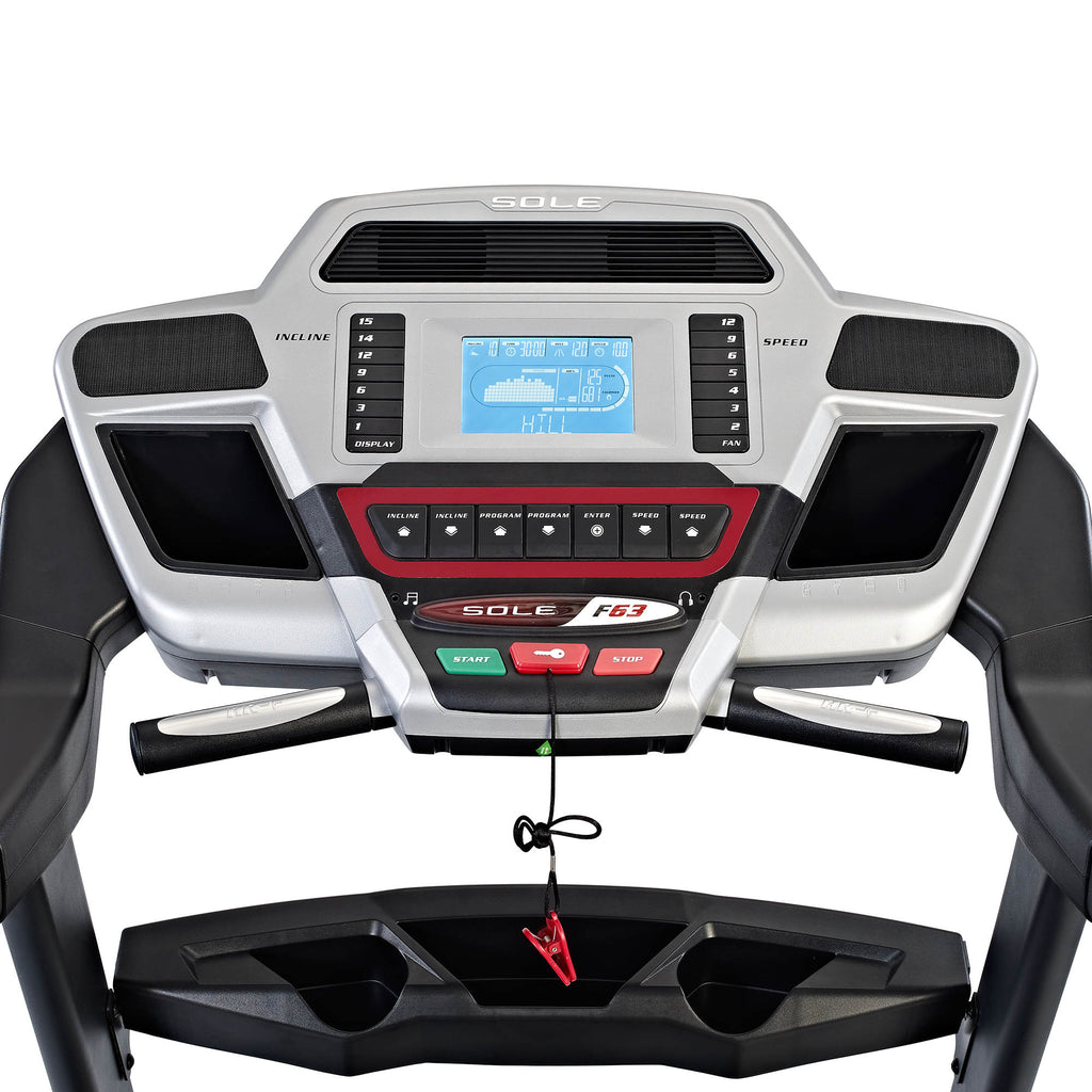 |Sole F63 Treadmill - Console|