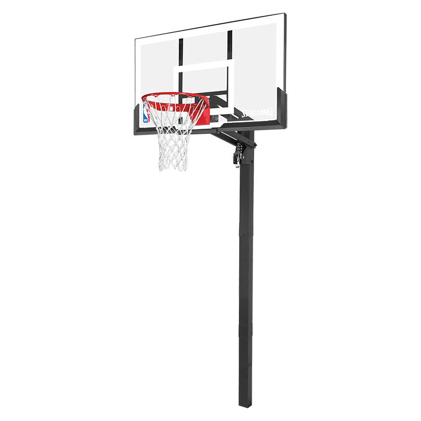 |Spalding NBA Gold In Ground Basketball System|