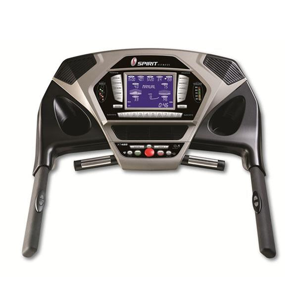 |Spirit Fitness XT485 Treadmill - top view|