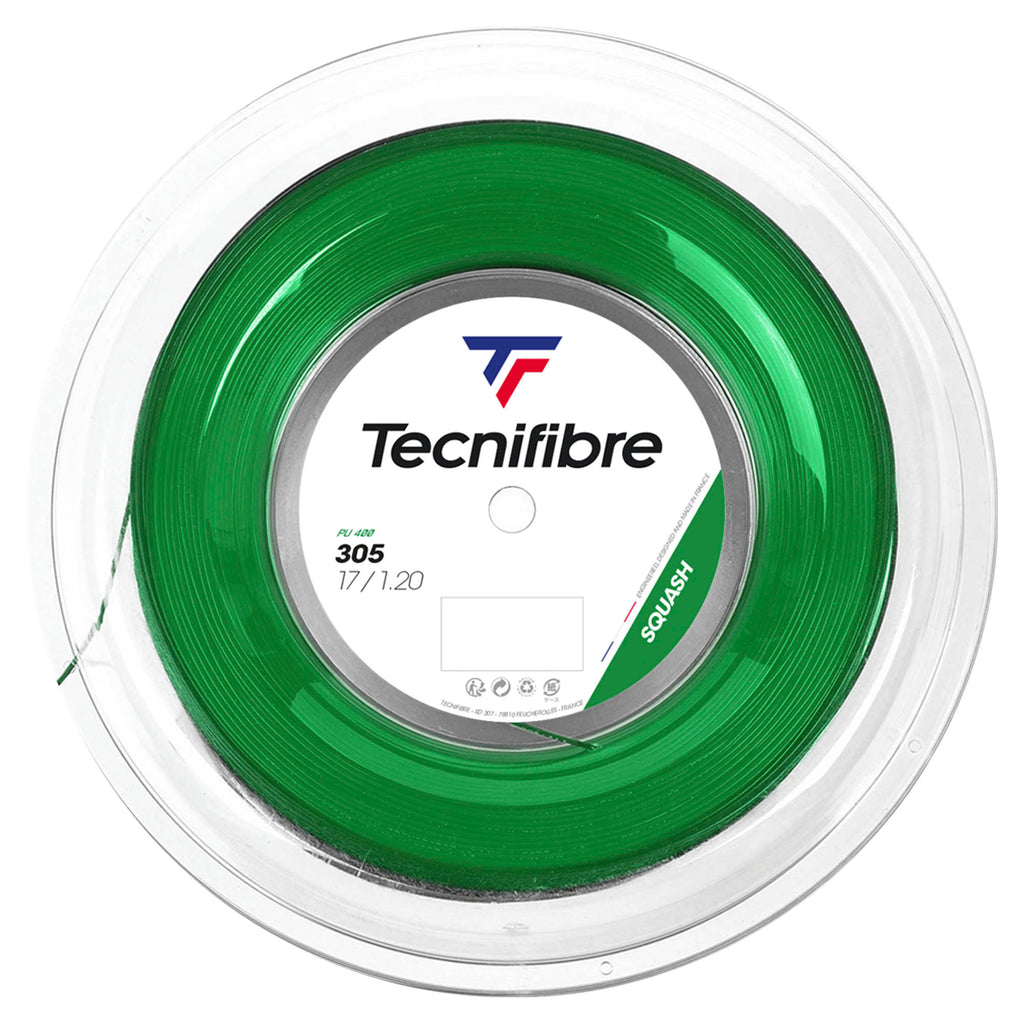 |Tecnifibre 305 Premium Green Squash String - 110m Reel 1.20mm|