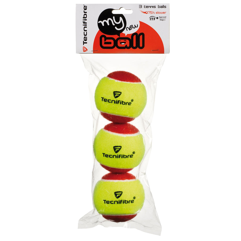 |Tecnifibre My New Ball Mini Tennis Balls - Pack of 3|