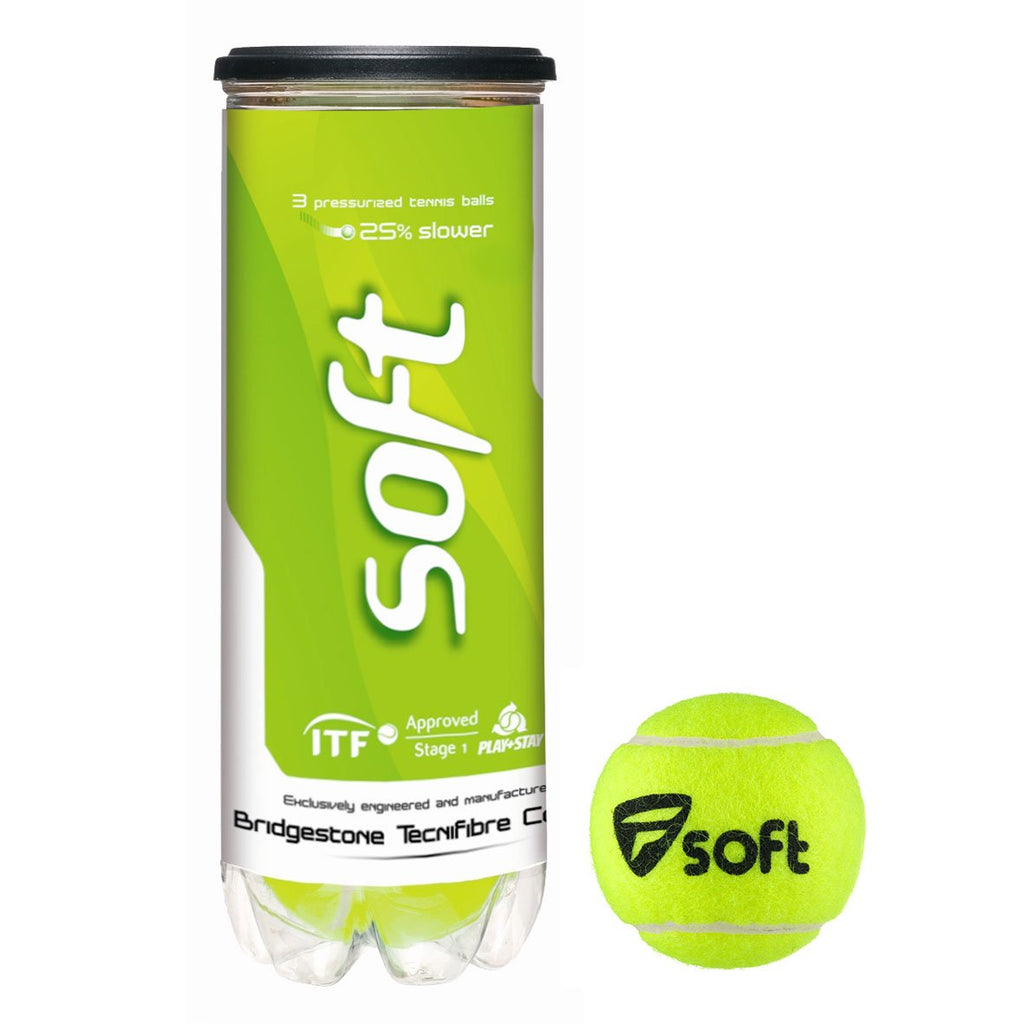 |Tecnifibre Soft Mini Tennis Balls - Tube of 3|