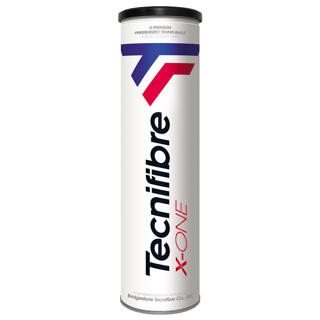 |Tecnifibre X-One Tennis Balls - Tube of 4 - Front|