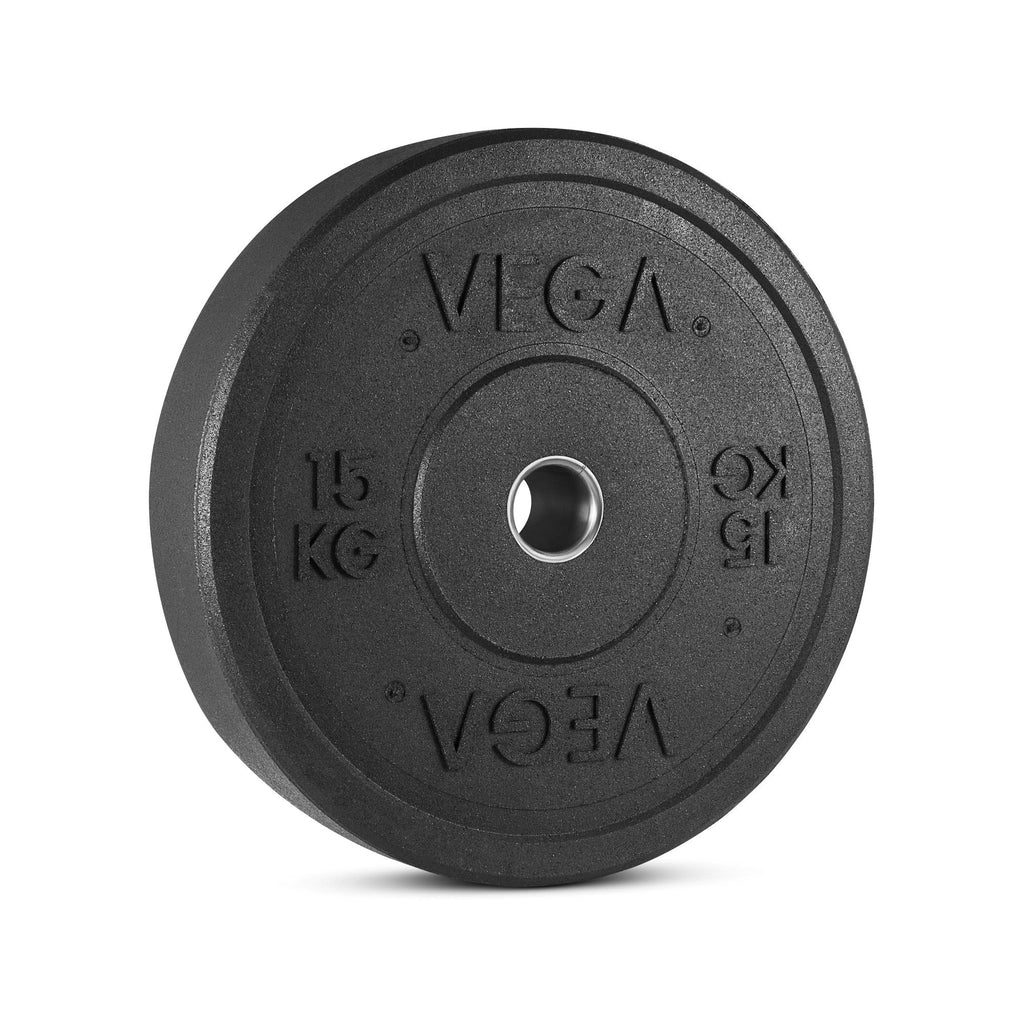 |Vega100kgRubberCrumbBumperPlateSet15kg|