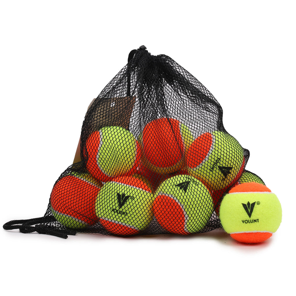 |Vollint Mini Orange Tennis Balls - 5 Dozen - Net Bag|