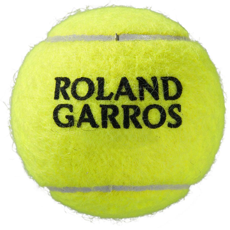 |Wilson Roland Garros All Court Tennis Balls - 1 Dozen - Back|